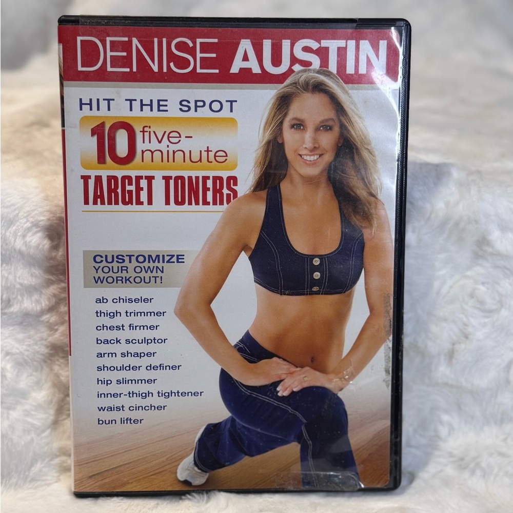 Denise Austin Fitness DVD - 10 five minute target toners - 60 minutes total